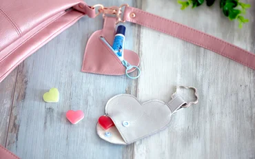 Herz-Täschchen DIY Geschenkidee selber machen