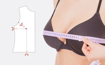 Schnittanpassung für große Brust bzw. Oberweite - Anleitung FBA