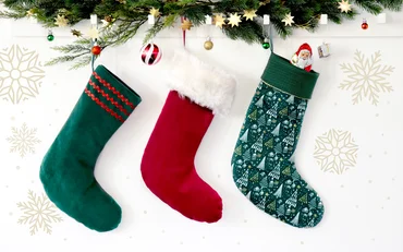 Nikolausstiefel gratis Vorlage Weihnachtsnähidee