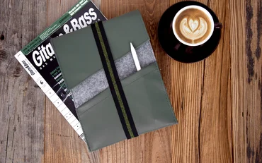 Tablethülle Nähanleitung einfache Geschenkidee Vatertag