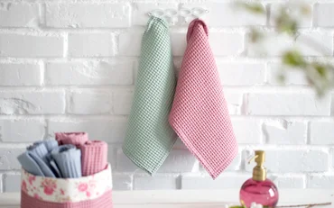 Gästehandtücher mit Waffelpiqué nähen