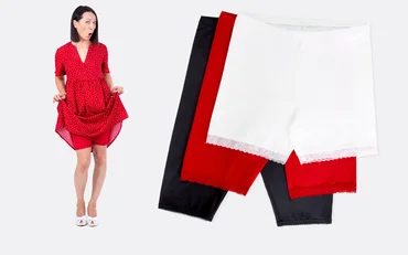 Kurze Leggings für unter Kleider selber nähen