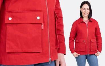 Anleitung Blasebalgtasche für Cargojacke selbernähen