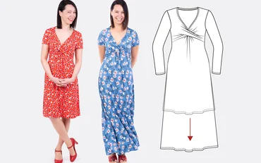 Schnittmuster Länge anpassen Anleitung