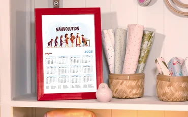 Nähaklender mit witzigem Motiv zum kostenlosen Herunterladen