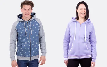 Schnittmuster Kapuzenjacke für Damen und Herren selber nähen