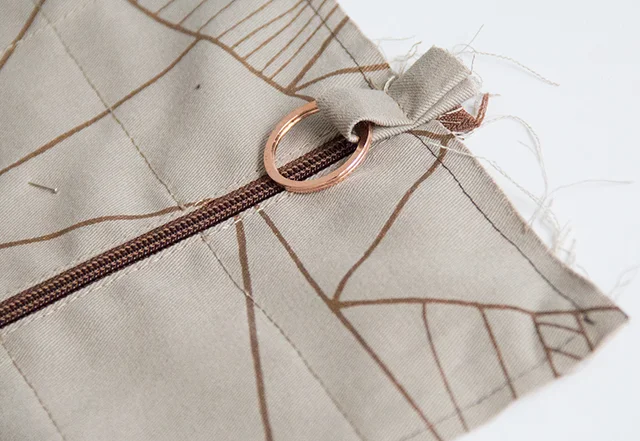 Schlaufen mit Ring anbringen