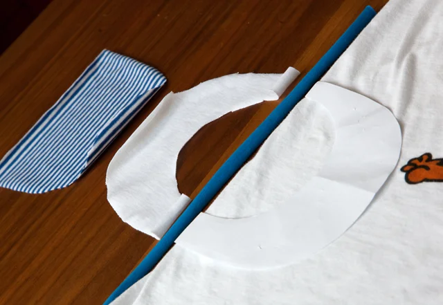 Kindershirt Eingriffstaschen nähen