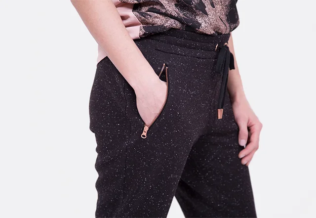 Anleitung Jogginghose Eingriffstasche Reissverschluss