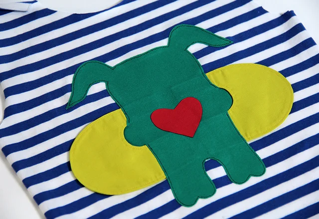 Applikation auf Shirt aufnähen