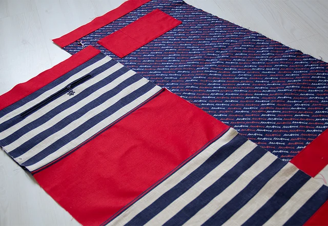 Aussentasche und Innentasche