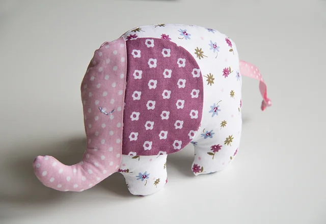 Schnittmuster Kuscheltier Elefant