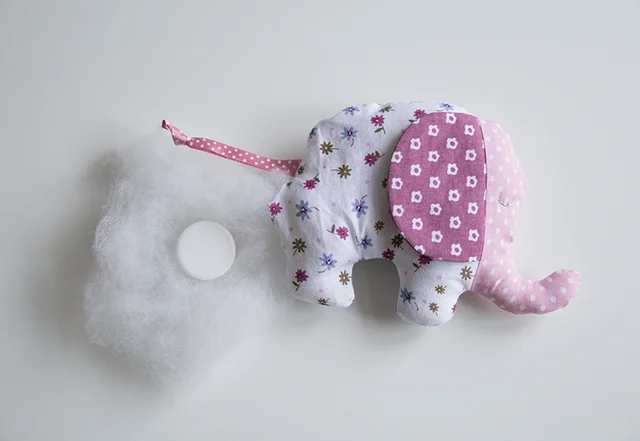 Schnittmuster Kuscheltier Elefant