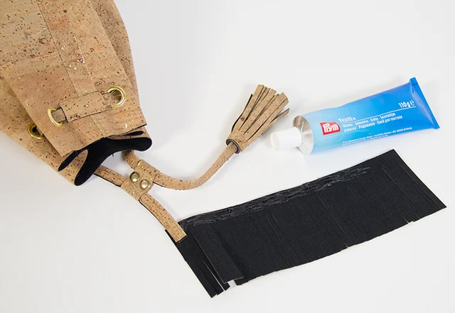 Nähanleitung Bucket Bag: Tassel Kleber