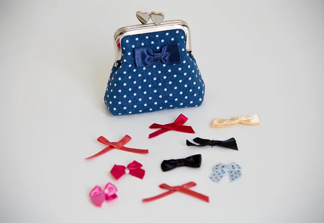 Bügeltasche mit Schleifen