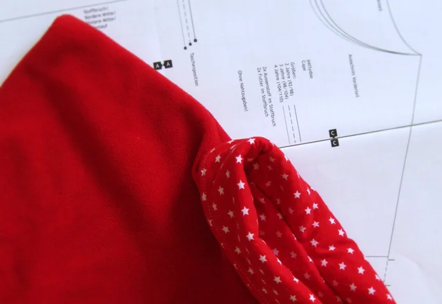 Schnittmuster kostenlos Kinder-Cape