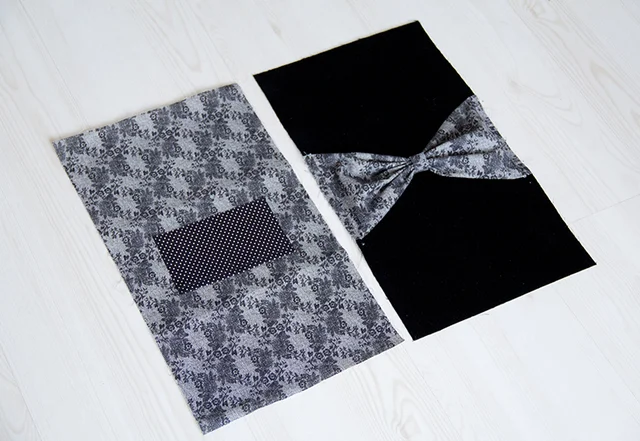 Schnittmuster Clutch Futter ohne Innenfach