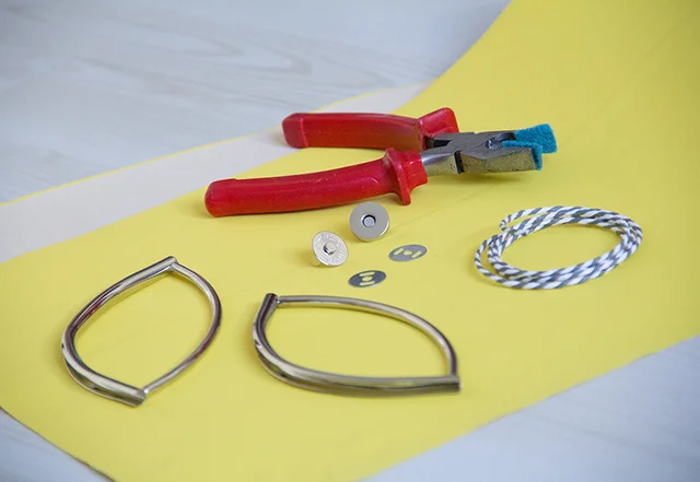 Clutch selber nähen Materialien