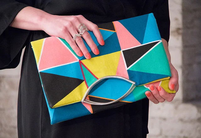 Clutch zum Falten selber nähen Clutch zum Falten selber nähen