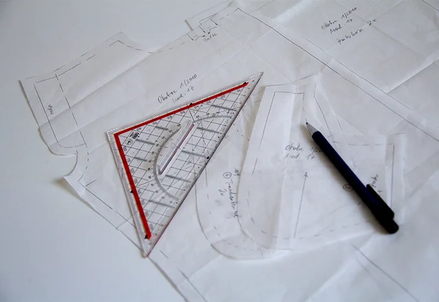 Cordhose Schnittteile