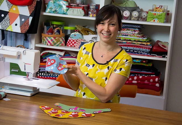 Schnittmuster gratis Kinderhalstuch selber nähen