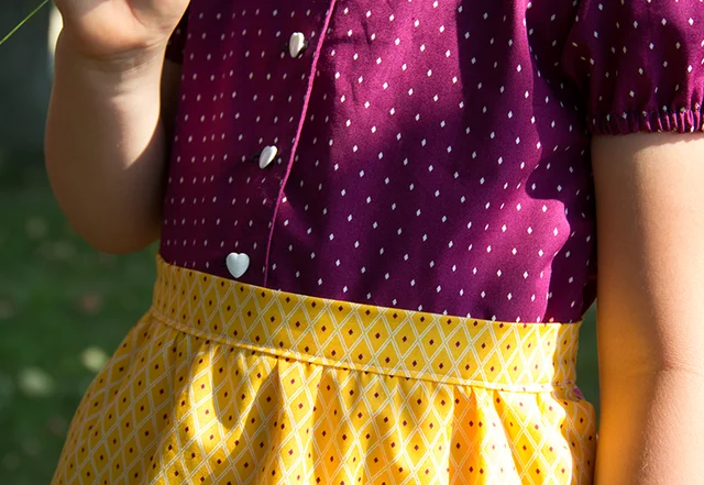 Dirndlkleid aus pattydoo-Stoffen genäht