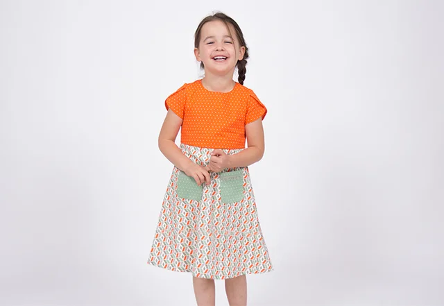 Dirndlkleid nähen für Kinder