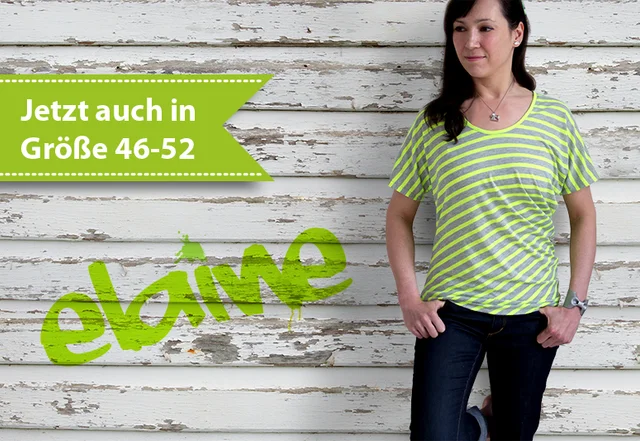 Schnittmuster Shirt mit Drapierung "Elaine"