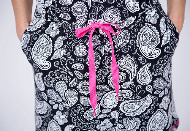 Fake Tunnelbund nähen Kordel