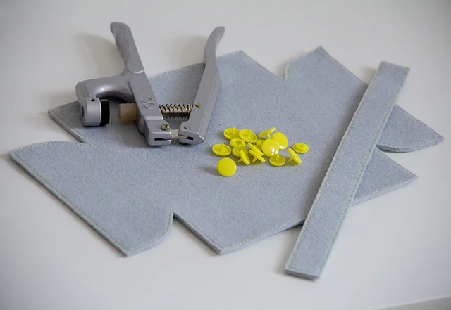 Nähanleitung: Filz-Osterkorb mit Kam Snaps nähen