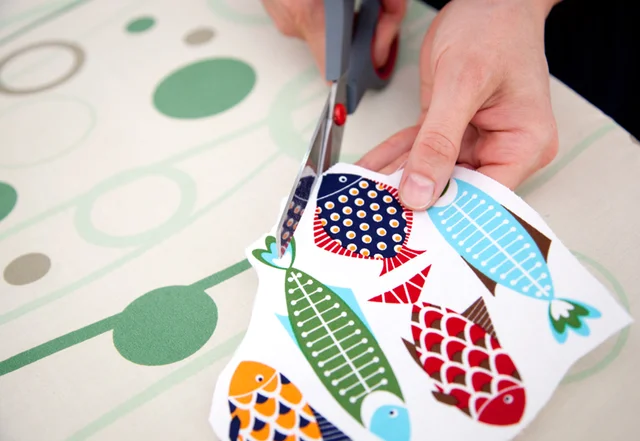 Applikationsmotive ausschneiden