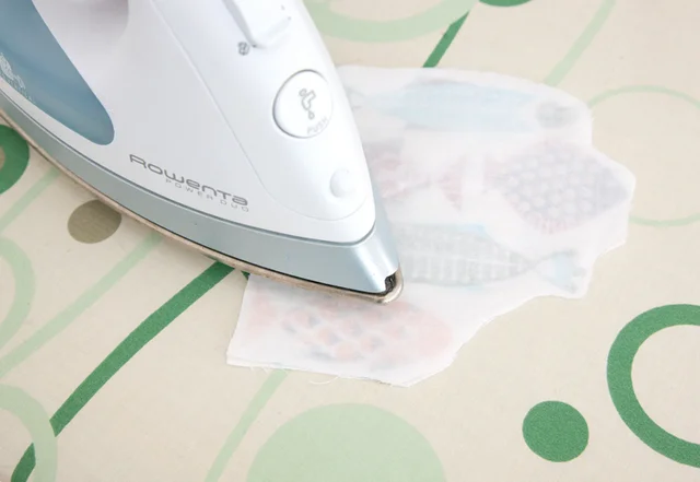 Applikationen mit Einlage verstärken und bügeln