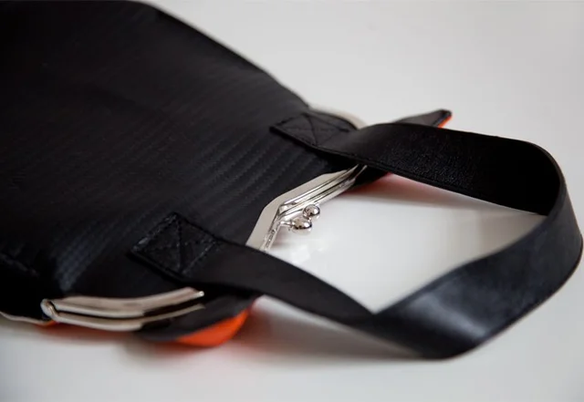 Handtasche mit Fuchsmotiv aus Kunstleder