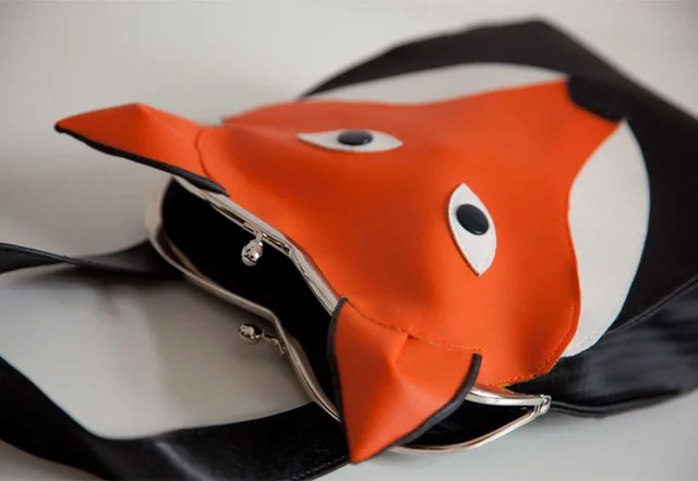 Fuchstasche aus Kunstleder selber nähen