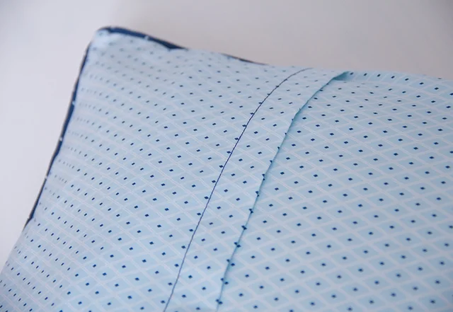 Nähanleitung: Patchworkkissen mit Hotelverschluss