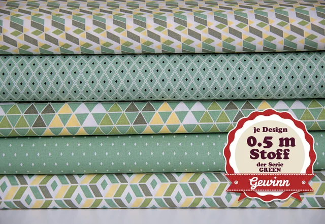 pattydoo Stoffe Geometric Fever GREEN pattydoo Stoffe Geometric Fever GREEN