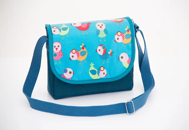 Schnittmuster Umhänge-Kindergartentasche für Kinder nähen