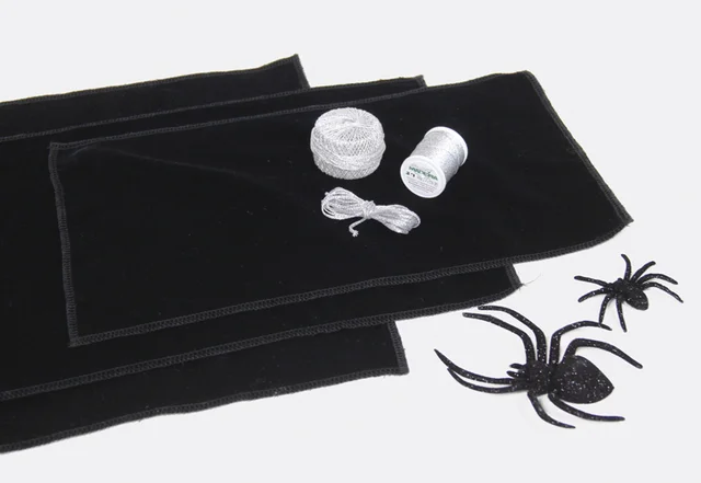 Halloween-Kissen Nähanleitung Stoffe & Zutaten