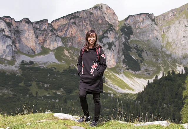 Hoodie Sweatkleid Patches Anleitung nähen