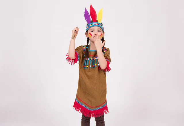 Indianer Kostüm für Kinder selber nähen