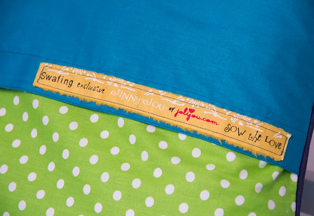 Jinnyjou Stoffe Schnittmuster Patchwork-Kissen