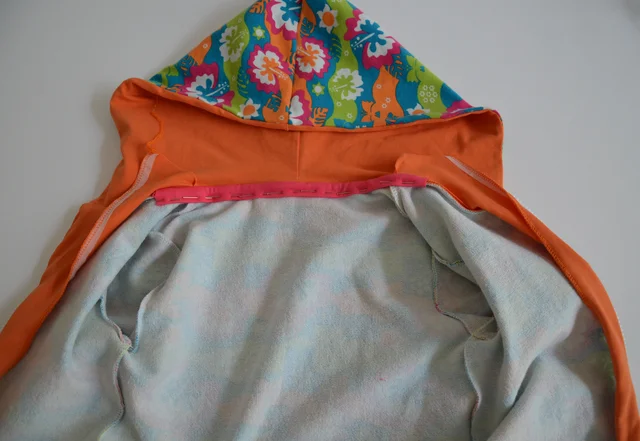 Kapuzenjacke mit Beleleg Kapuzenjacke mit Beleleg