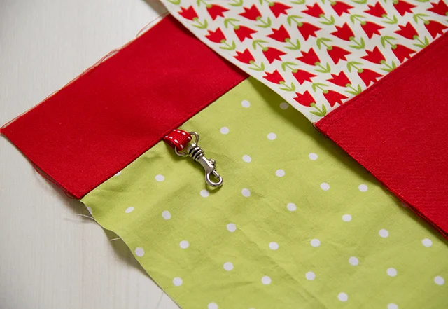 Karabinerhaken für Innentasche