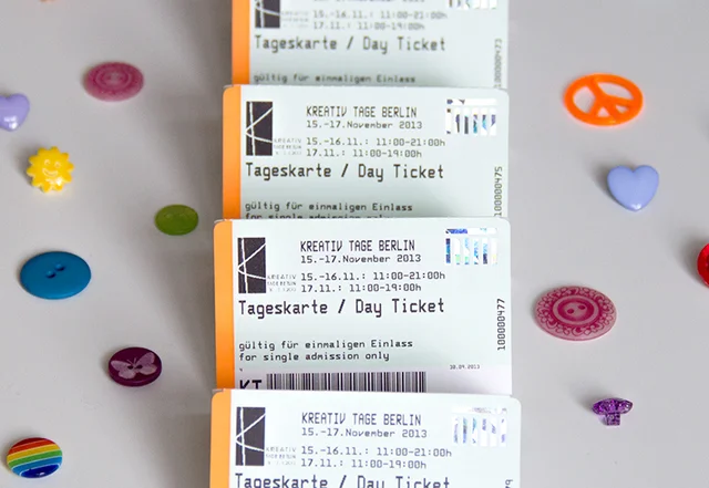 Eintrittskarten Kreativmesse