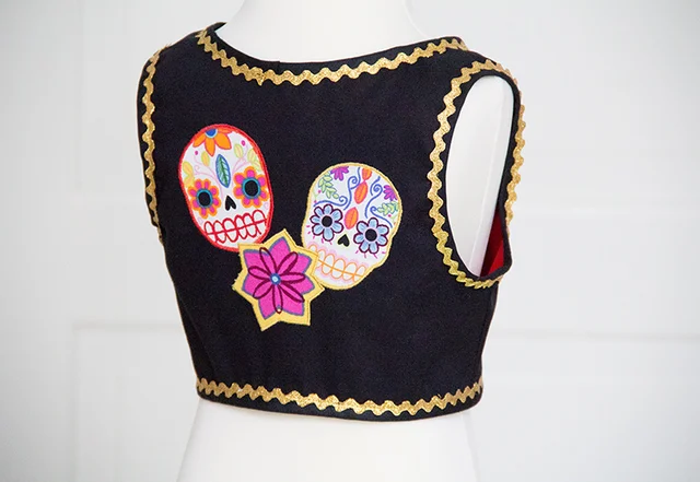 Kinderweste mit Piratenmotiv selber nähen