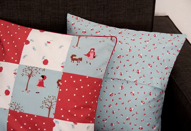 Kissen nähen mit Hotelverschluss