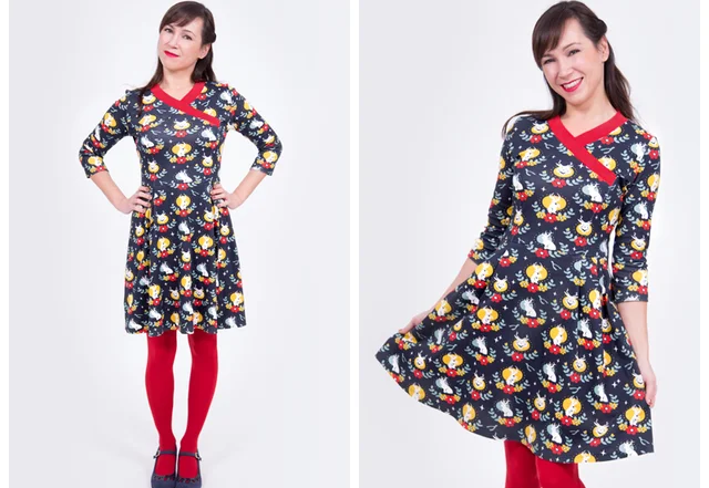 Kleid Jersey nähen Anleitung Kleid Jersey nähen Anleitung