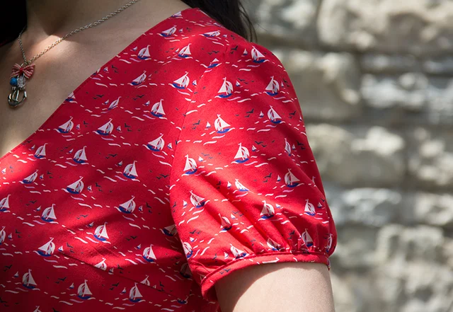 Kleid Puffärmel Kleid Puffärmel