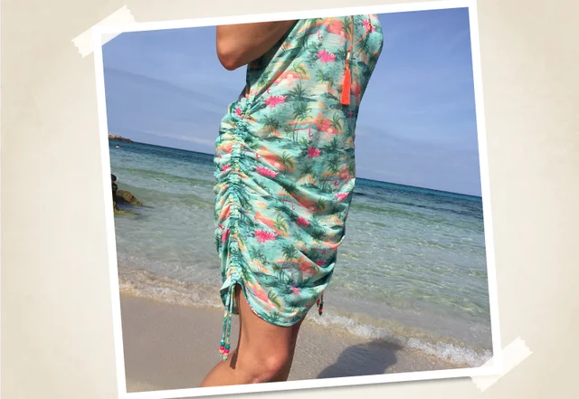 Kleid mit Raffung und Tunnelzug nähen Tutorial Kleid mit Raffung und Tunnelzug nähen Tutorial
