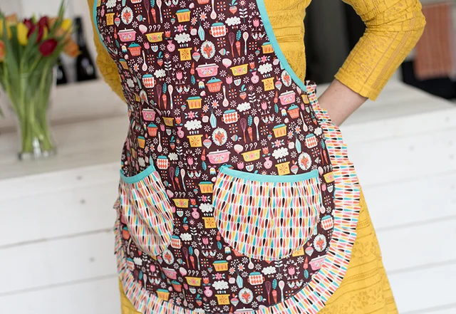 Küchenschuerze Schnittmuster selber nähen